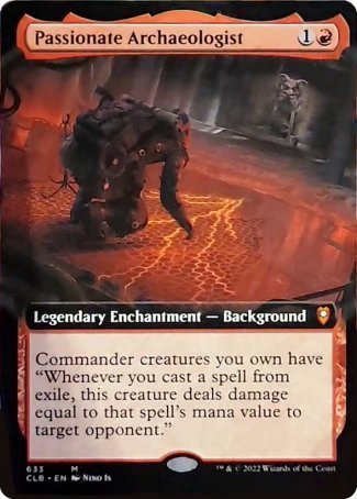 Passionate Archaeologist (Extended Art) [Commander Legends: Battle for Baldur's Gate] | Play N Trade Winnipeg