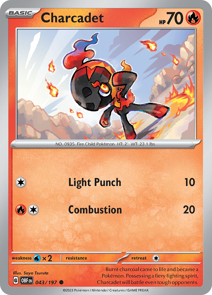 Charcadet (043/197) [Scarlet & Violet: Obsidian Flames] | Play N Trade Winnipeg