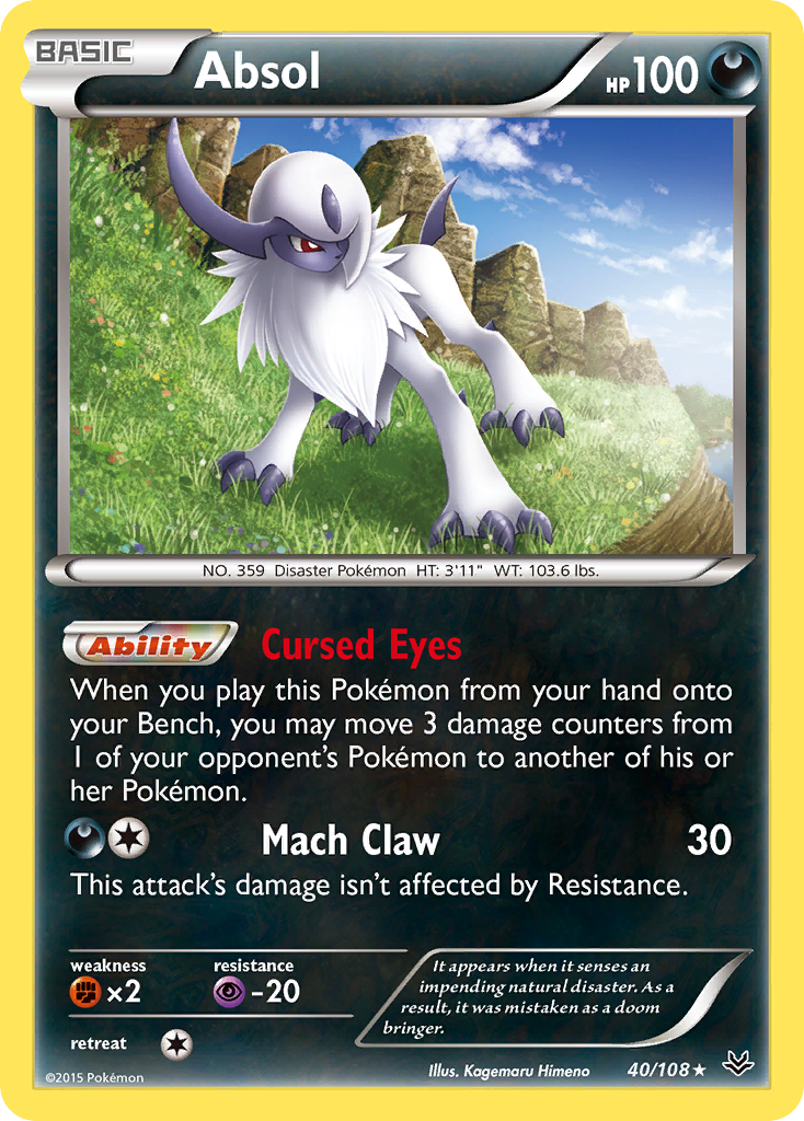 Absol (40/108) [XY: Roaring Skies] | Play N Trade Winnipeg