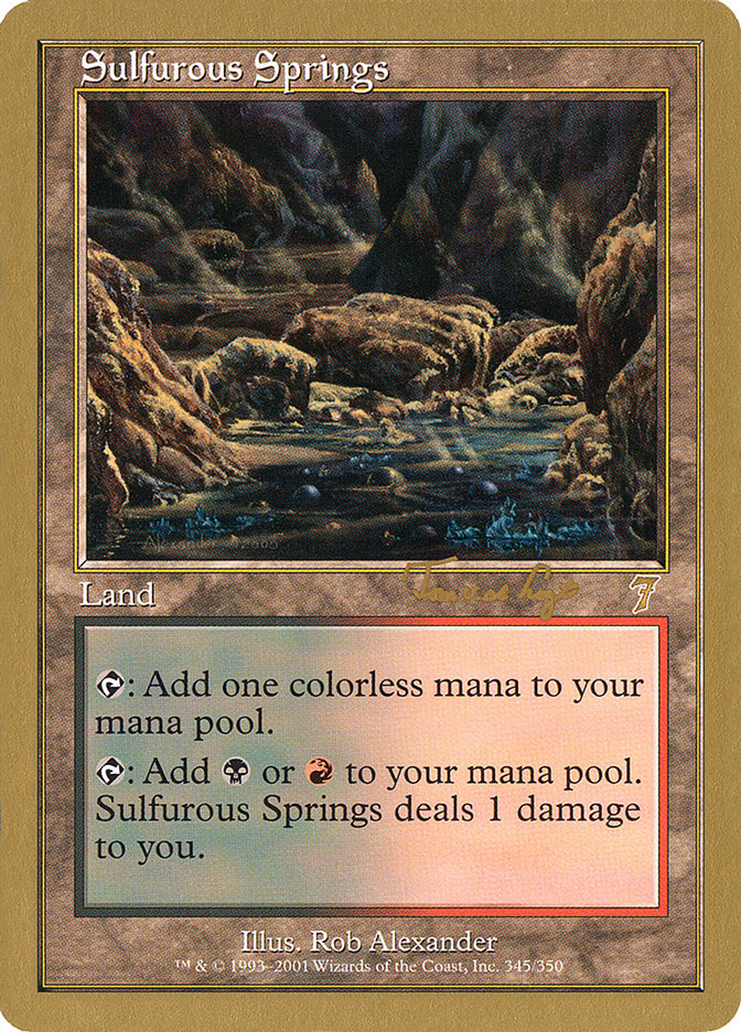 Sulfurous Springs (Tom van de Logt) [World Championship Decks 2001] | Play N Trade Winnipeg