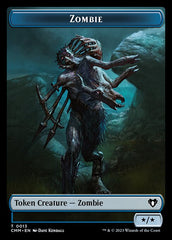 Human Soldier // Zombie (0013) Double-Sided Token [Commander Masters Tokens] | Play N Trade Winnipeg