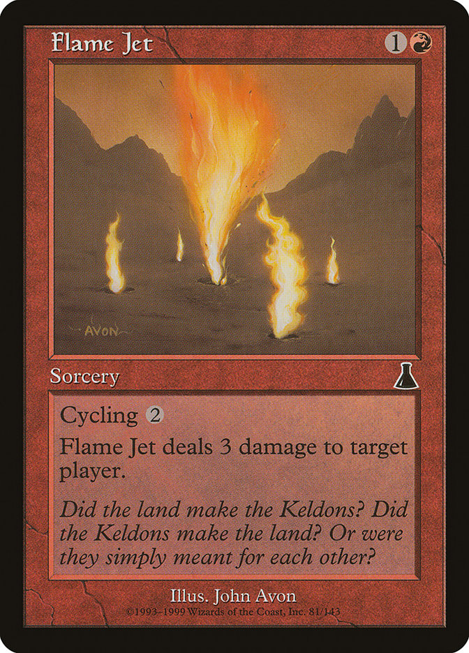 Flame Jet [Urza's Destiny] | Play N Trade Winnipeg