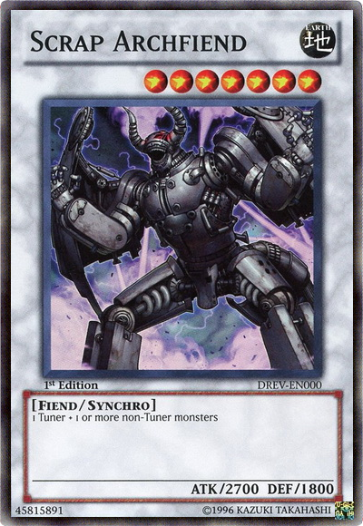 Scrap Archfiend [DREV-EN000] Super Rare | Play N Trade Winnipeg