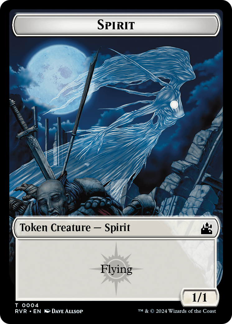 Saproling // Spirit (0004) Double-Sided Token [Ravnica Remastered Tokens] | Play N Trade Winnipeg