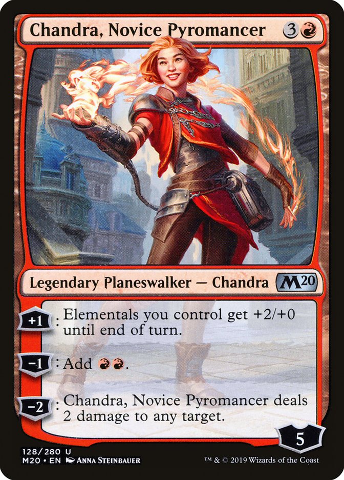 Chandra, Novice Pyromancer [Core Set 2020] | Play N Trade Winnipeg