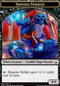 Sinuous Striker // Zombie Double-sided Token [Hour of Devastation Tokens] | Play N Trade Winnipeg