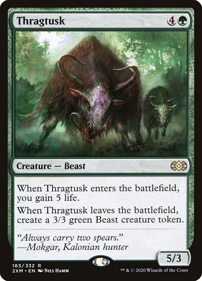 Thragtusk [Double Masters] | Play N Trade Winnipeg