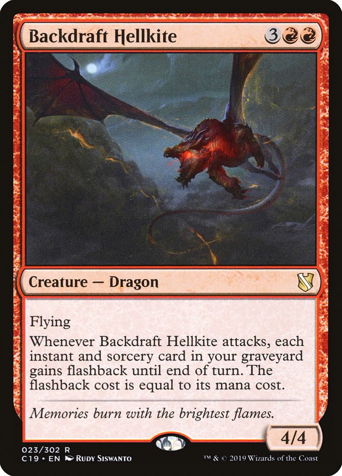 Backdraft Hellkite [Commander 2019] | Play N Trade Winnipeg