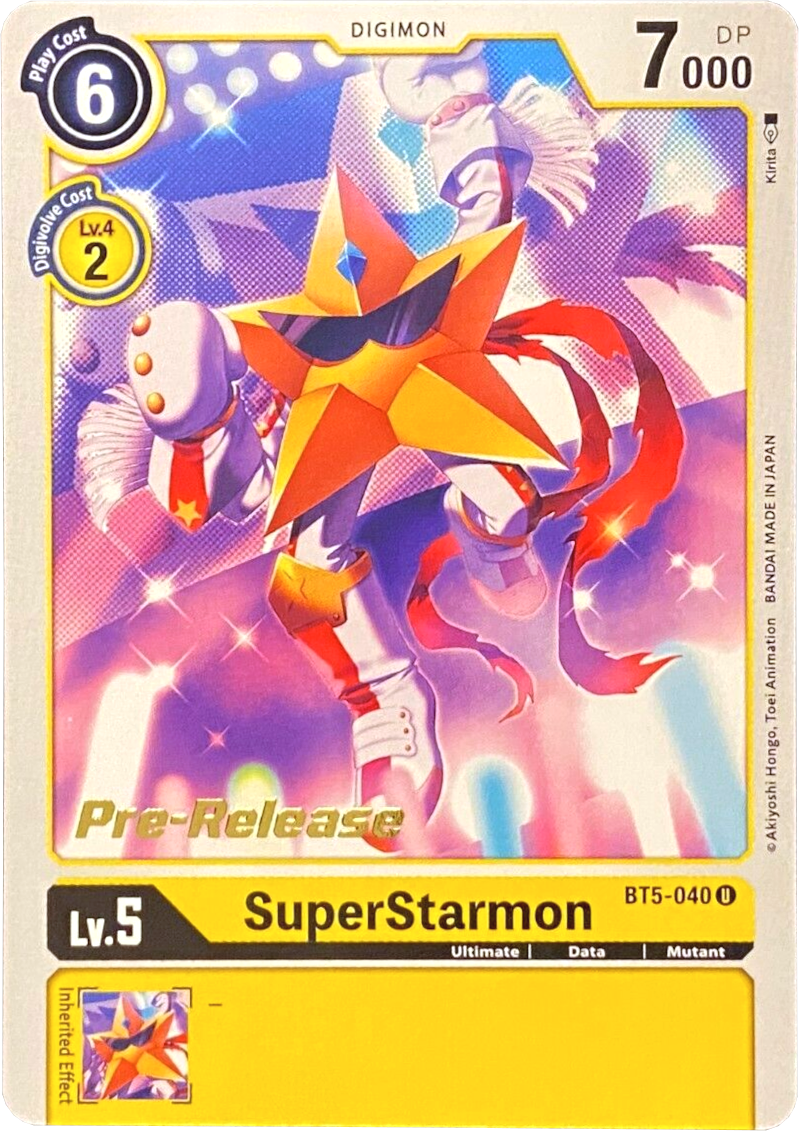 SuperStarmon [BT5-040] [Battle of Omni Pre-Release Promos] | Play N Trade Winnipeg