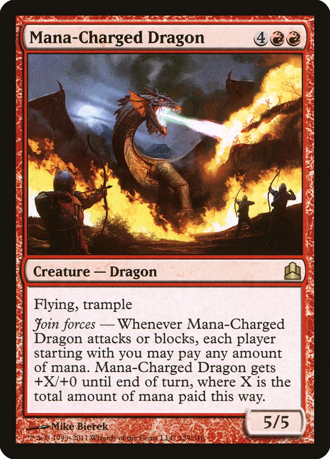 Mana-Charged Dragon [Commander 2011] | Play N Trade Winnipeg