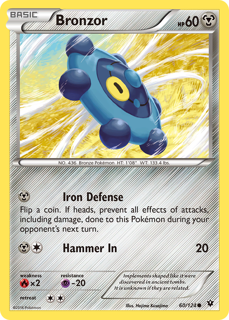 Bronzor (60/124) [XY: Fates Collide] | Play N Trade Winnipeg