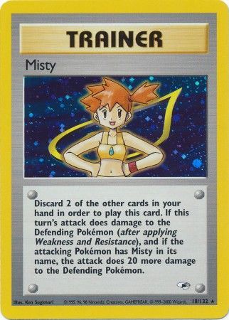 Misty (18/132) [Gym Heroes Unlimited] | Play N Trade Winnipeg