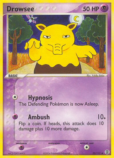 Drowzee (32/112) [EX: FireRed & LeafGreen] | Play N Trade Winnipeg