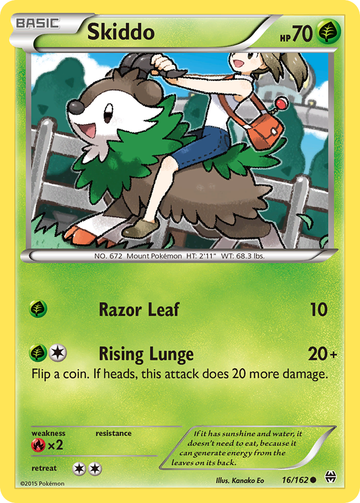 Skiddo (16/162) [XY: BREAKthrough] | Play N Trade Winnipeg