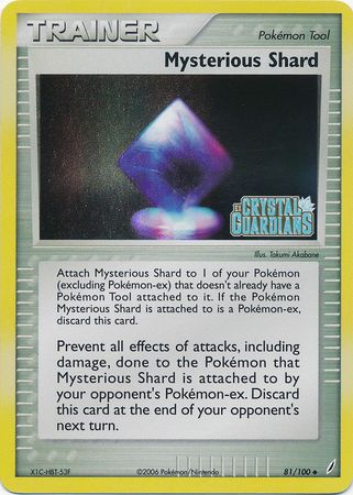 Mysterious Shard (81/100) (Stamped) [EX: Crystal Guardians] | Play N Trade Winnipeg