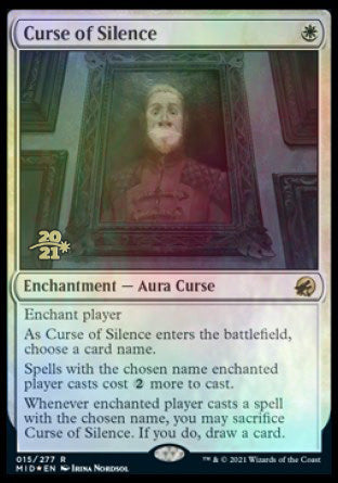 Curse of Silence [Innistrad: Midnight Hunt Prerelease Promos] | Play N Trade Winnipeg