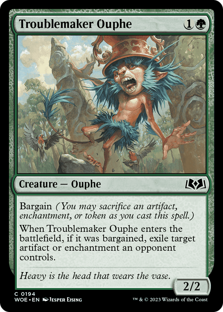 Troublemaker Ouphe [Wilds of Eldraine] | Play N Trade Winnipeg