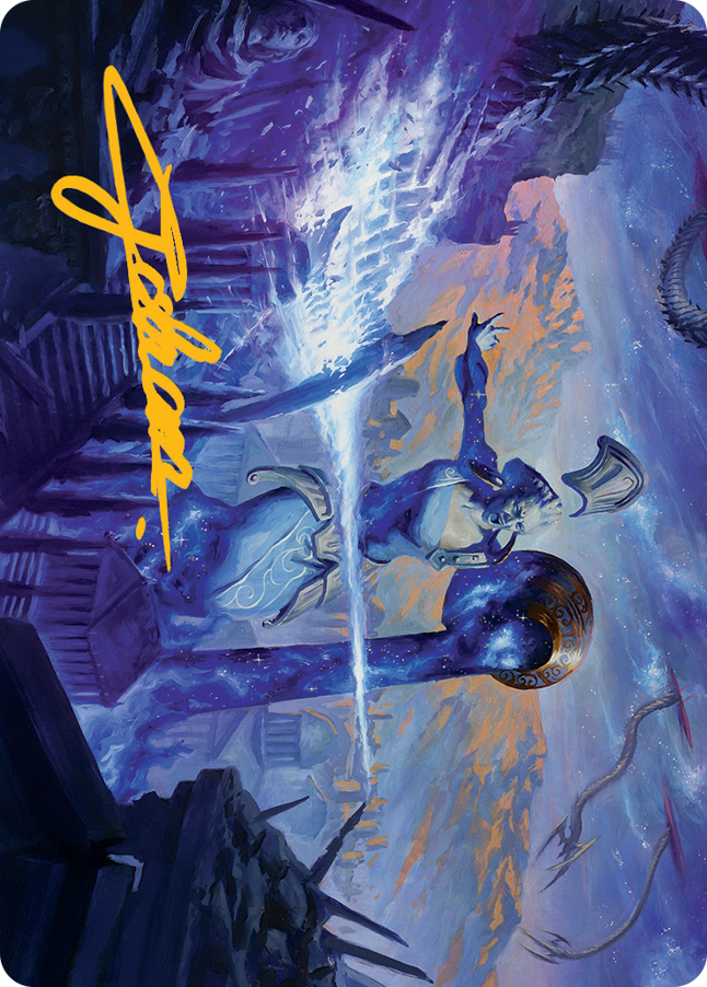 Ephara, Ever-Sheltering Art Card (Gold-Stamped Signature) [March of the Machine Art Series] | Play N Trade Winnipeg