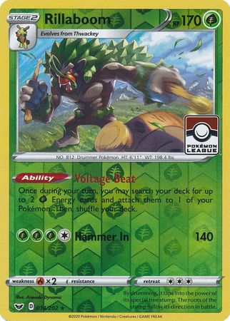 Rillaboom (014/202) (League Promo) [Sword & Shield: Base Set] | Play N Trade Winnipeg