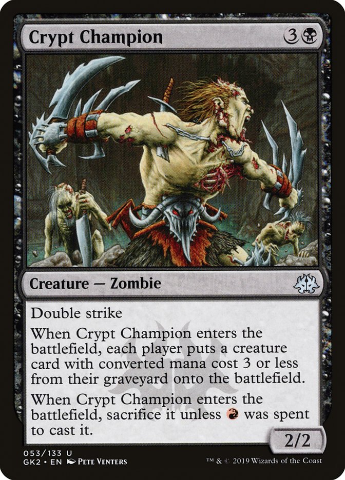 Crypt Champion [Ravnica Allegiance Guild Kit] | Play N Trade Winnipeg