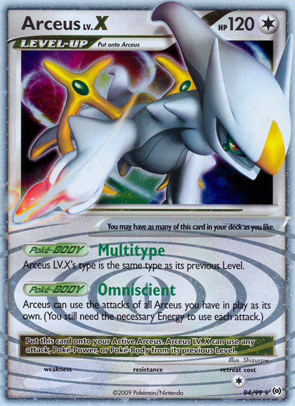 Arceus LV.X (94/99) [Platinum: Arceus] | Play N Trade Winnipeg