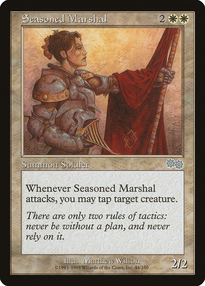 Seasoned Marshal [Urza's Saga] | Play N Trade Winnipeg