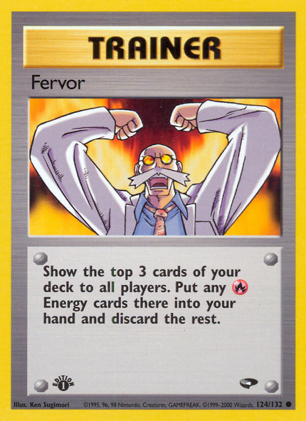 Fervor (124/132) [Gym Challenge 1st Edition] | Play N Trade Winnipeg