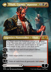 Valki, God of Lies // Tibalt, Cosmic Impostor (Borderless) [Kaldheim] | Play N Trade Winnipeg