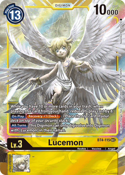 Lucemon [BT4-115] (Alternate Art) [Great Legend] | Play N Trade Winnipeg