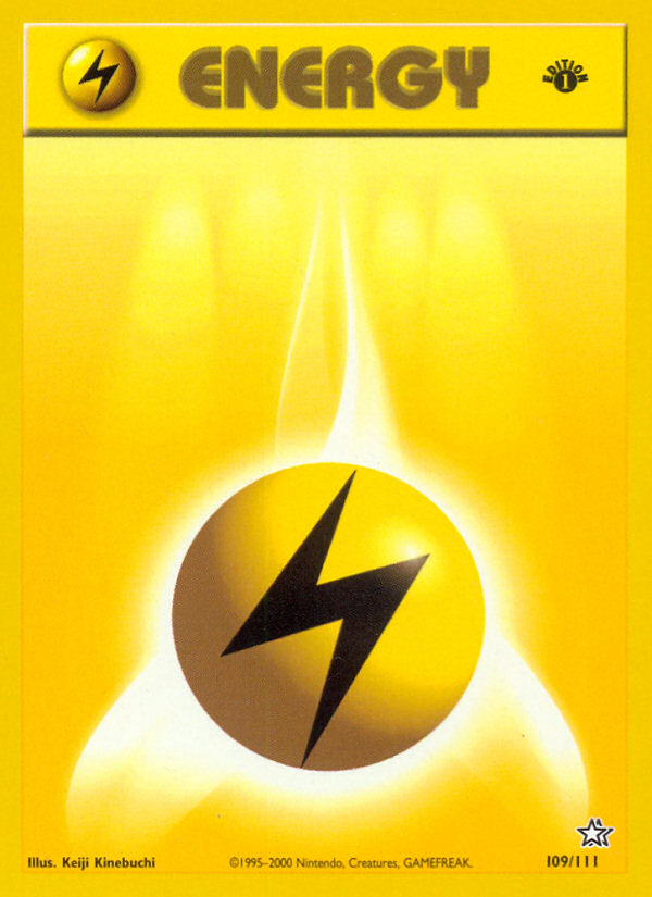 Lightning Energy (109/111) [Neo Genesis 1st Edition] | Play N Trade Winnipeg