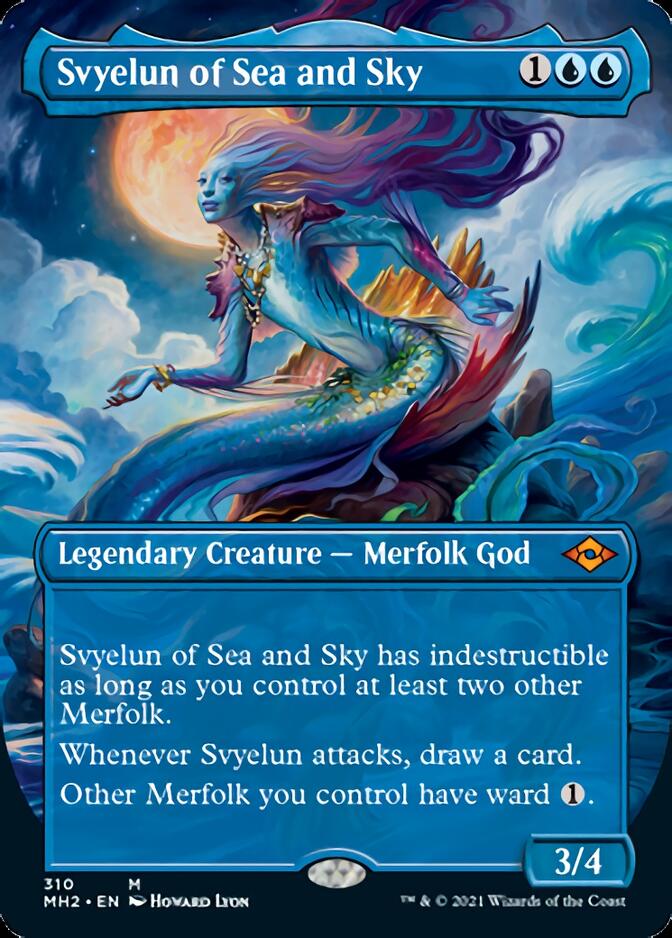 Svyelun of Sea and Sky (Borderless Alternate Art) [Modern Horizons 2] | Play N Trade Winnipeg