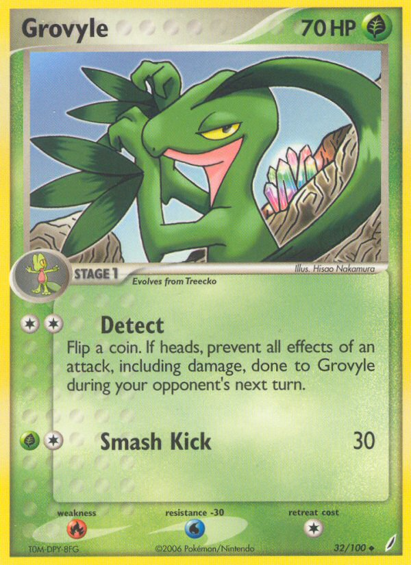 Grovyle (32/100) [EX: Crystal Guardians] | Play N Trade Winnipeg