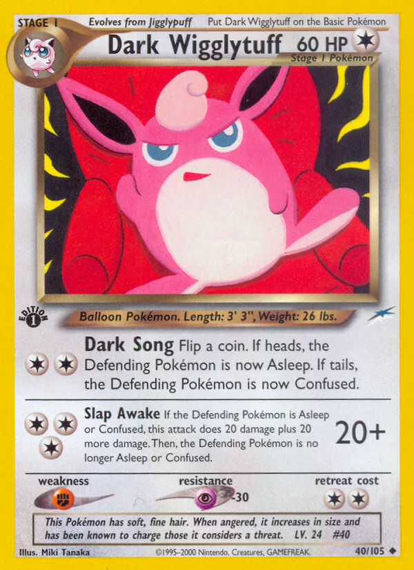 Dark Wigglytuff (40/105) [Neo Destiny 1st Edition] | Play N Trade Winnipeg