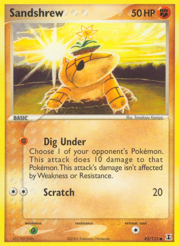 Sandshrew (82/113) [EX: Delta Species] | Play N Trade Winnipeg