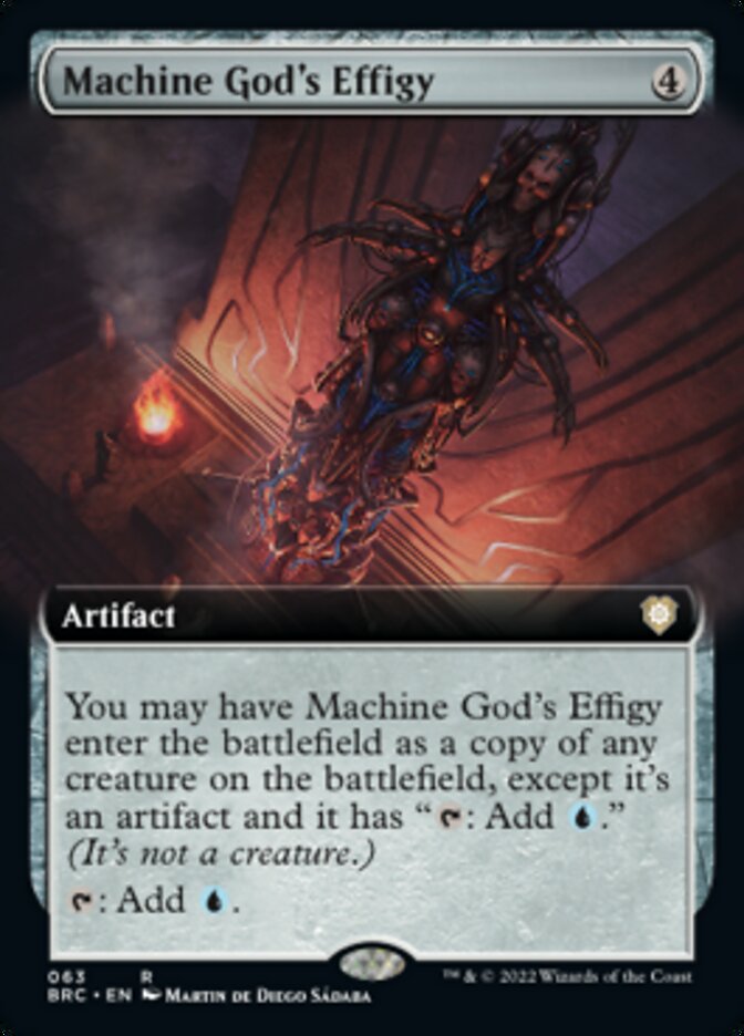 Machine God's Effigy (Extended Art) [The Brothers' War Commander] | Play N Trade Winnipeg