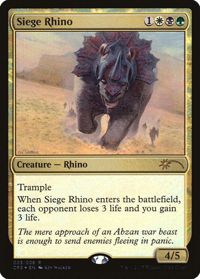 Siege Rhino [Magic Origins Clash Pack] | Play N Trade Winnipeg