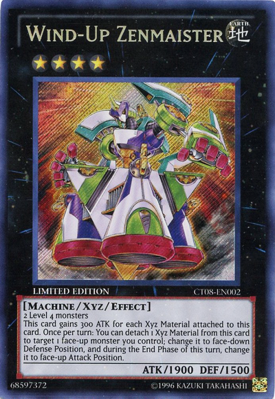 Wind-Up Zenmaister [CT08-EN002] Secret Rare | Play N Trade Winnipeg