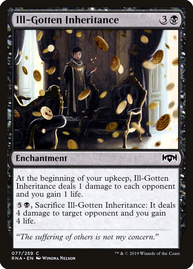Ill-Gotten Inheritance [Ravnica Allegiance] | Play N Trade Winnipeg