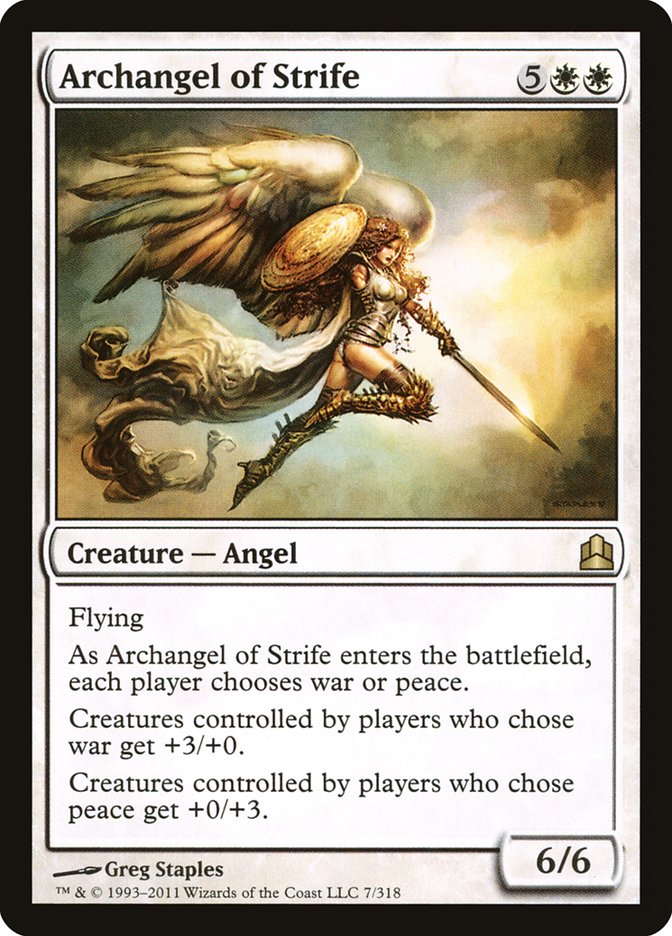 Archangel of Strife [Commander 2011] | Play N Trade Winnipeg