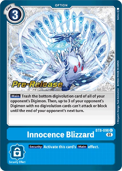 Innocence Blizzard [BT8-098] [New Awakening Pre-Release Cards] | Play N Trade Winnipeg