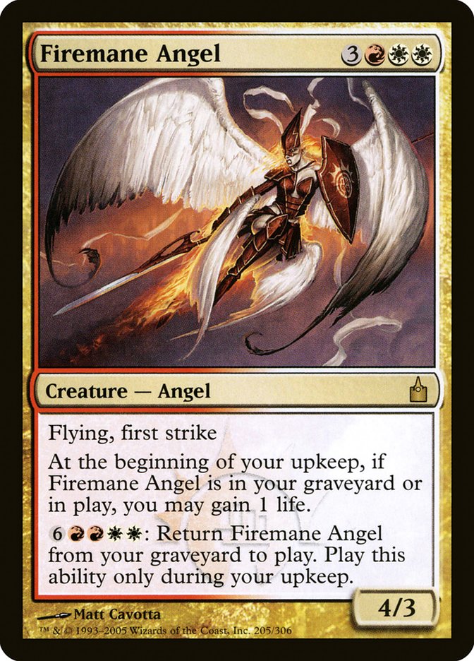 Firemane Angel [Ravnica: City of Guilds] | Play N Trade Winnipeg