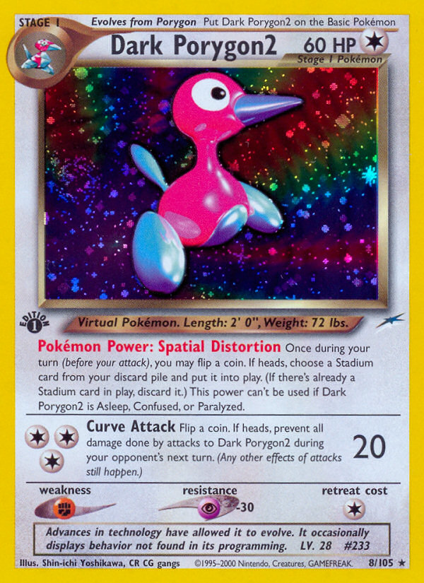 Dark Porygon2 (8/105) [Neo Destiny 1st Edition] | Play N Trade Winnipeg