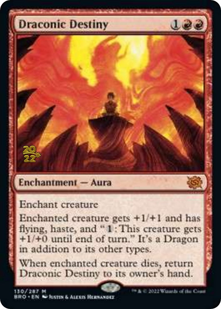 Draconic Destiny [The Brothers' War: Prerelease Promos] | Play N Trade Winnipeg