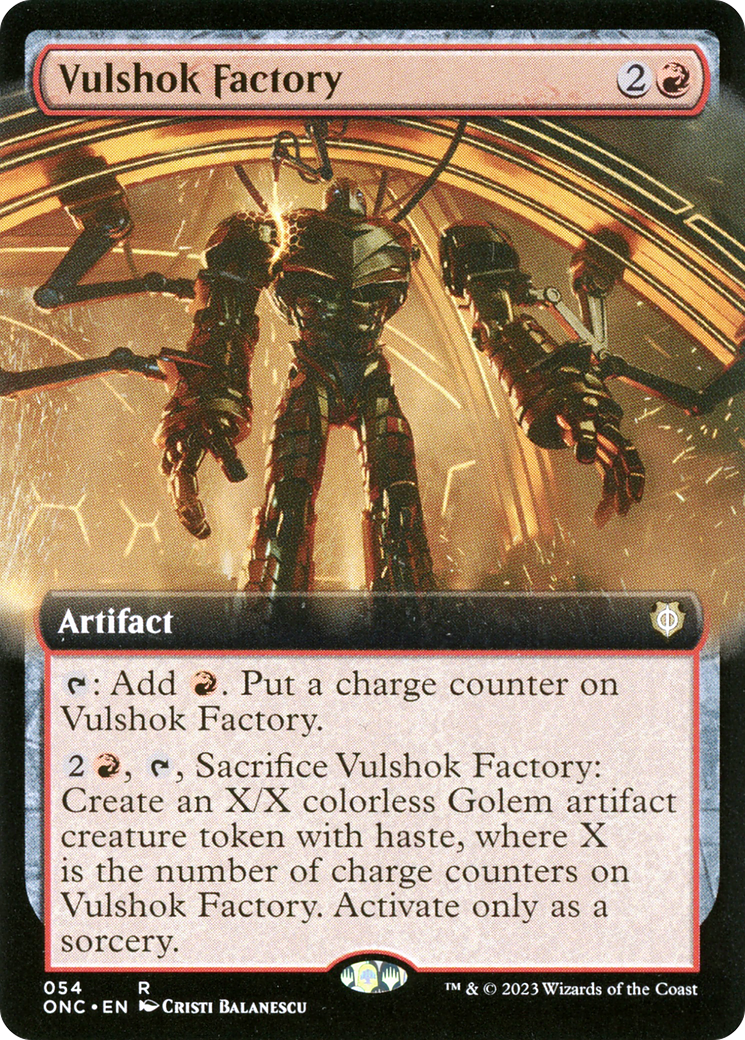 Vulshok Factory (Extended Art) [Phyrexia: All Will Be One Commander] | Play N Trade Winnipeg