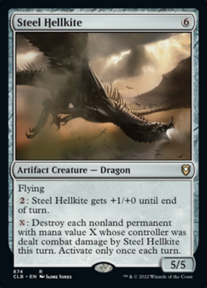 Steel Hellkite [Commander Legends: Battle for Baldur's Gate] | Play N Trade Winnipeg