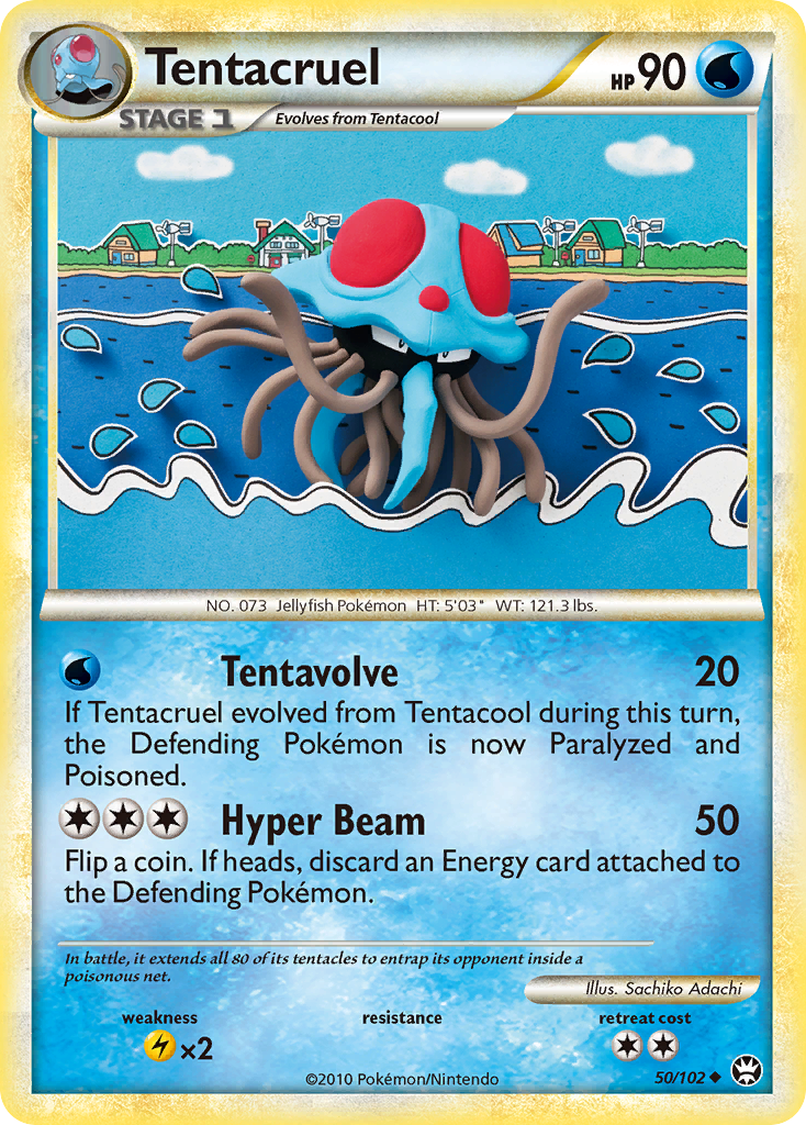 Tentacruel (50/102) [HeartGold & SoulSilver: Triumphant] | Play N Trade Winnipeg