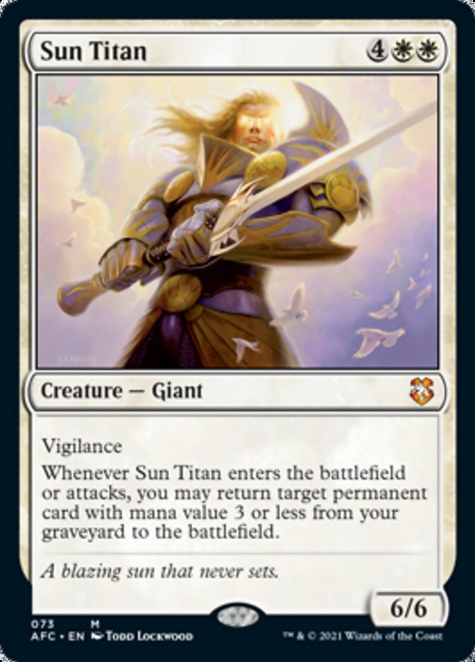 Sun Titan [Dungeons & Dragons: Adventures in the Forgotten Realms Commander] | Play N Trade Winnipeg