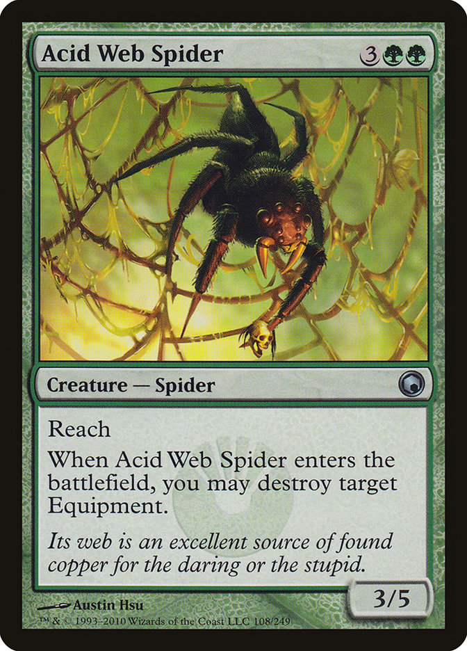 Acid Web Spider [Scars of Mirrodin] | Play N Trade Winnipeg