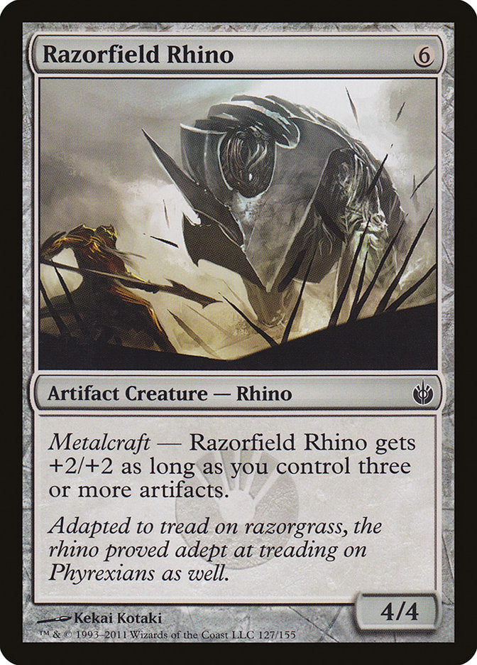 Razorfield Rhino [Mirrodin Besieged] | Play N Trade Winnipeg