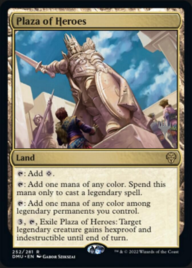 Plaza of Heroes (Promo Pack) [Dominaria United Promos] | Play N Trade Winnipeg